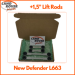 LRP L663 New Defender Lift Rods 1.5" also Discovery 5 L462